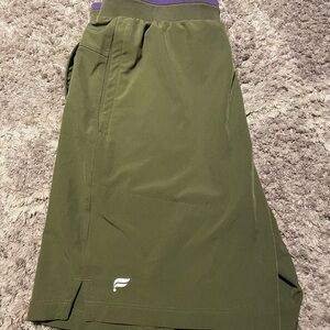 Fabletics military green shorts